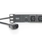 Kép 2/5 - Digitus 10-Outlet Strip Fekete 10 AC kimenet(ek) 250 V 2 M