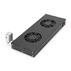 Kép 1/4 - Digitus DN-19 FAN-2-HO-SW rack tartozék Ventilátor panel
