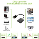 Kép 3/10 - Techly IDATA HDMI-VGA2AU HDMI a VGA D-sub 15 tűs adapter 1,8m