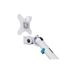 Kép 7/7 - Digitus DA-90472 Kétkarú asztali tartó bilincsel és mechanikus rugóval | 2x LCD max.35" 2x10kg | VESA: 75x75, 100x100 | Fehér