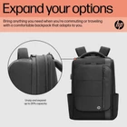 Kép 5/7 - HP notebook hátizsák Renew Executive 16" fekete (6B8Y1AA)