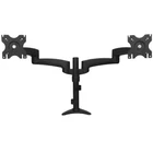Kép 1/10 - StarTech.com ARMDUAL asztali TV konzol 61 cm (24") Fekete