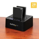 Kép 5/7 - StarTech.com SDOCK2U313R duplikátor HDD másoló Fekete 2 másolatok