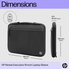 Kép 8/8 - HP notebook tok Renew Executive 14,1" fekete (6B8Y3AA)