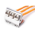 Kép 5/6 - DIN sínre szerelhető keystone adapter, 3x keystone modulhoz való profil