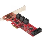 Kép 2/10 - StarTech.com 10P6G-PCIE-SATA-CARD csatlakozókártya/illesztő Belső
