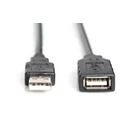 Kép 2/3 - Digitus DA-73100-1 USB kábel USB 2.0 10 M USB A 0,48 Gbit/s Fekete
