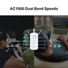 Kép 7/8 - TP-Link RE550 hálózati bővítő Hálózati adó- és vevőegység Fehér 10, 100, 1000 Mbit/s