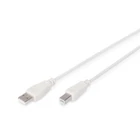 Kép 1/2 - Digitus AK-300105-018-E USB kábel USB 2.0 1,8 M USB A USB B 0,48 Gbit/s Bézs