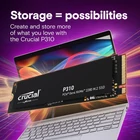 Kép 6/6 - Crucial P310 4 TB M.2 PCI Express 4.0 NVMe