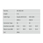 Kép 2/5 - Digitus DK-2922-05 InfiniBand és száloptikai kábel 5 M SC I-VH Sárga