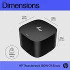 Kép 6/10 - HP Thunderbolt Dock 120W G4