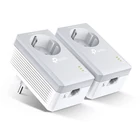 Kép 1/3 - TP-Link TL-PA4010P KIT V5 PowerLine adapter 600 Mbit/s Ethernet/LAN csatlakozás Fehér 2 dB