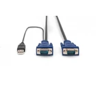 Kép 2/2 - Digitus DS-19233 KVM kábel Többszínű, Fekete 5 M
