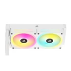 Kép 3/10 - Corsair H100I Processzor Hybrid hűtő 12 cm Fehér