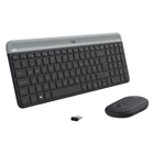 Kép 1/9 - Logitech 920-009204 billentyűzet Egér mellékelve Univerzális Vezeték nélküli RF QWERTY Nemzetközi amerikai Grafit