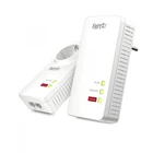 Kép 1/4 - FRITZ!Powerline 1260E WLAN Set 1200 Mbit/s Ethernet/LAN csatlakozás Wi-Fi Fehér