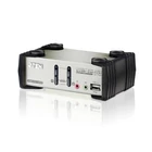 Kép 1/3 - Aten CS1732B-AT-G 2P PS/2-USB VGA/Audio KVMP Switch W/OSD