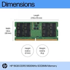 Kép 3/3 - HP AL0M6AA memóriamodul 1 x 16 GB 262-pin SO-DIMM