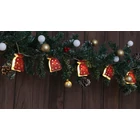 Kép 1/5 - LED karácsonyi lánc, csomag, elemes (X22067)  Timer 6+18h,10LED, 3000K, 2xAA