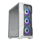 Kép 1/9 - COOLER MASTER Ház ATX MasterBox TD500 MESH V2, Tápegység nélkül, Edzett Üveg, fehér
