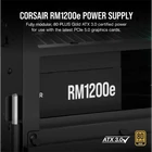 Kép 2/5 - CORSAIR Tápegység Moduláris, RM1200e, 1200W, 14cm, ATX3.1, 80+ Gold