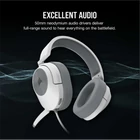 Kép 2/7 - CORSAIR Vezetékes Headset, HS55 Gaming, Ultrakönnyű, Jack dugós, fehér