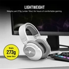 Kép 4/7 - CORSAIR Vezetékes Headset, HS55 Gaming, Ultrakönnyű, Jack dugós, fehér