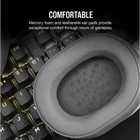 Kép 5/7 - CORSAIR Vezetékes Headset, HS55 Gaming, Ultrakönnyű, Jack dugós, fehér