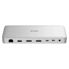 Kép 1/2 - D-LINK 9in1 Dokkoló 2xDisplayport 1.4 + 3xUSB + 2xUSB-C + 1xLAN + 1xPD 100W, DUF-901/E
