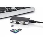 Kép 7/10 - Digitus DA-70330-1 kártyaolvasó USB 3.2 Gen 1 (3.1 Gen 1) Fekete, Fehér
