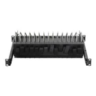 Kép 5/8 - Techly I-CABINET-TRAY14BK Kihúzható Rack Polc Mobil Eszközök Számára 14 Hellyel