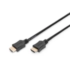 Kép 1/2 - Digitus AK-330107-030-S HDMI High Speed Ethernet Kábel 3m Fekete 4K Felbontás