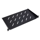 Kép 1/6 - Extralink SHELF 1U FOR WALL CABINETS 19\" 250MMX1U BLACK Rack polc