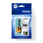 Kép 1/4 - Brother LC-421XLVAL PagePack 4 db Eredeti Nagy (XL) kapacitású Fekete, Cián, Magenta, Sárga