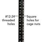 Kép 6/6 - SmartRack 9U Alacsony Profilú, Switch Mélységű, Falra Szerelhető Mini Rack Háza
