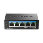 Kép 3/8 - D-Link DMS-105 Beállítást nem igénylő (unmanaged) L2 2.5G Ethernet (100/1000/2500) Fekete