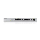 Kép 2/4 - Zyxel XMG-108 Beállítást nem igénylő (unmanaged) 2.5G Ethernet (100/1000/2500) Ezüst