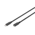 Kép 1/9 - Digitus AK-300210-020-S USB kábel USB 2.0 2 M USB C 0,48 Gbit/s Fekete