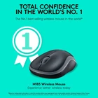 Kép 6/10 - Logitech M185 egér Irodai Kétkezes Vezeték nélküli RF Optikai 1000 DPI
