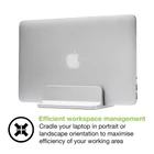 Kép 10/10 - Techly ICA-TBL 010 17" Függőleges Laptop Állvány Szélességállítással