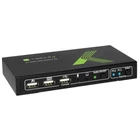 Kép 2/3 - Techly IDATA KVM-HDMI2U KVM kapcsoló 2x1 HDMI/USB 4K60Hz USB 2.0-val