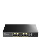 Kép 1/2 - Cudy FS1018PS1 hálózati kapcsoló Fast Ethernet (10/100) Ethernet-áramellátás (PoE) támogatása Szürke