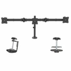 Kép 7/8 - StarTech.com ARMTRIO asztali TV konzol 61 cm (24") Fekete