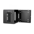 Kép 5/8 - StarTech.com RK1224WALHM állvány 12U Falra szerelhető állvány Fekete