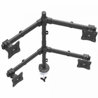 Kép 5/7 - StarTech.com ARMQUAD asztali TV konzol 68,6 cm (27") Fekete