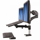 Kép 1/7 - StarTech.com ARMUNONB asztali TV konzol 68,6 cm (27") Alumínium, Fekete