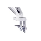 Kép 6/7 - Digitus DA-90472 Kétkarú asztali tartó bilincsel és mechanikus rugóval | 2x LCD max.35" 2x10kg | VESA: 75x75, 100x100 | Fehér
