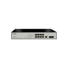 Kép 1/3 - Cudy GS2008PS2 hálózati kapcsoló Vezérelt L2 Gigabit Ethernet (10/100/1000) Ethernet-áramellátás (PoE) támogatása Fekete