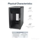 Kép 6/10 - StarTech.com RK2236BKF állvány 22U Szabadonálló állvány Fekete
